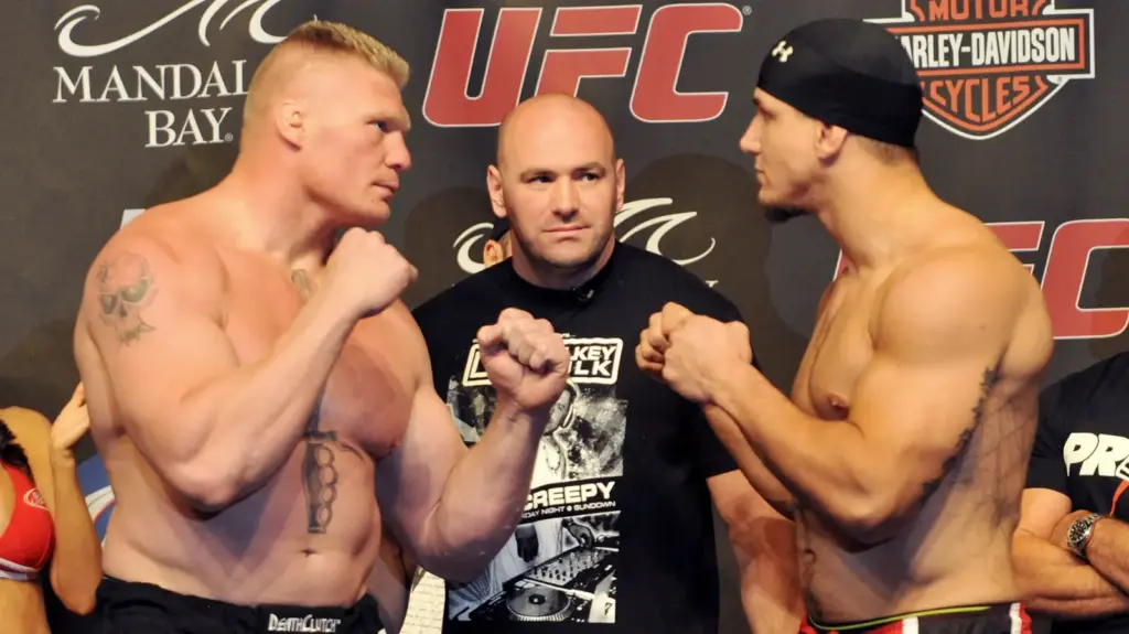 Brock Lesnar Says He Broke Into UFC by Storming the Octagon at UFC 74