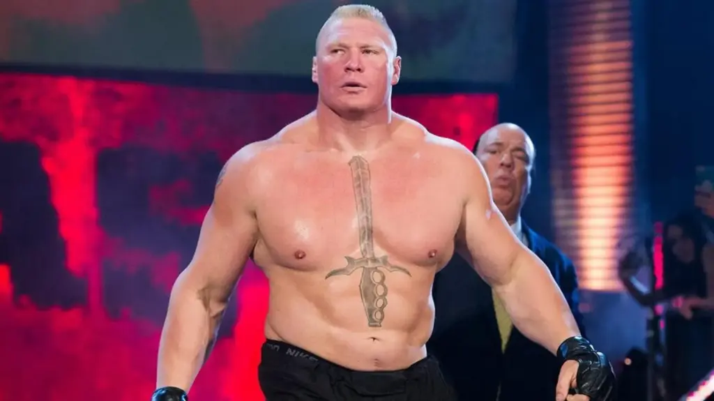 Brock Lesnar Says Drunken Night Led to Infamous Chest Tattoo