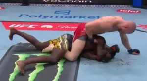 Joe Pyfer Defeats Israel Adesanya by TKO in UFC Seattle Main Event