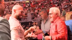 Guy Fieri Responds After Brief Encounter with Tate Brothers at UFC 327 in Miami