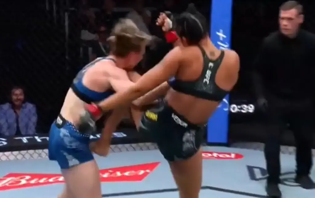 Alice Pereira Scores Brutal Knee KO of Hailey Cowan at UFC Vegas 115